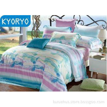 Four Season Flowers Duvet Cotton Bedding Sets Eco - friendl